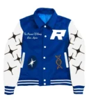 Retrovert Rebirth Varsity Jacket Front View