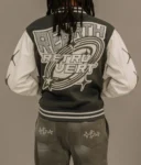 Retrovert Rebirth Varsity Jacket Front View