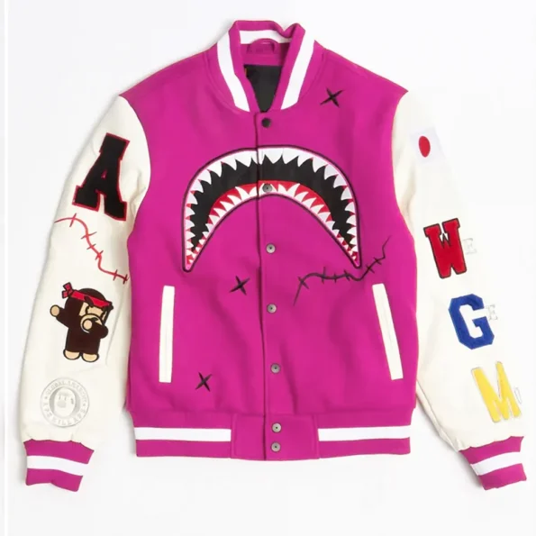 Front view of Robert Phillipe We Killed Varsity Jacket