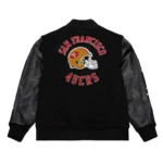 San Francisco 49ers Vintage Varsity Jacket Front