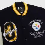 Pittsburgh Steelers Snoop Varsity Jacket Front