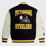 Pittsburgh Steelers Snoop Varsity Jacket Front