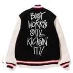 Stussy Bape Varsity Jacket Front