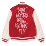 Stussy Bape Varsity Jacket Front