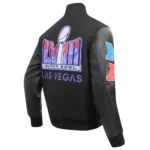 Superbowl LVIII Varsity Jacket Front View