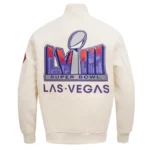 Superbowl LVIII Varsity Jacket Front View