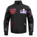 Superbowl LVIII Varsity Jacket Front View