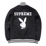 Supreme Playboy Varsity Wool Jacket Front