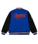 Philadelphia 76ers Team Varsity Jacket Front