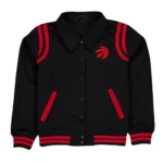 Front view of Toronto Raptors Sport Varsity Jacket