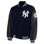 Aaron Boone NY Yankees Varsity Jacket Front and Back