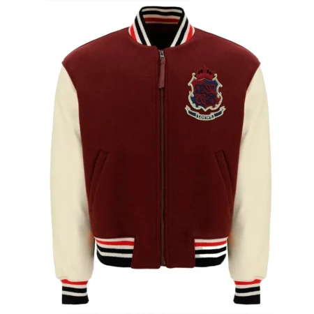 Front view of Grown-Ish Marcus Scribner Varsity Jacket