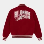 Astro BBC Burgundy Varsity Jacket Front