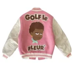 Golf Call Me If You Get Lost Varsity Jacket Front