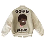 Golf Call Me If You Get Lost Varsity Jacket Front