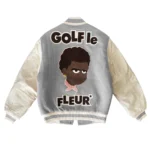 Golf Call Me If You Get Lost Varsity Jacket Front