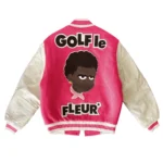 Golf Call Me If You Get Lost Varsity Jacket Front