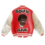 Golf Call Me If You Get Lost Varsity Jacket Front