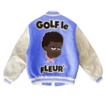 Golf Call Me If You Get Lost Varsity Jacket Front