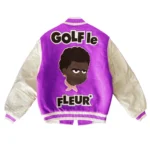 Golf Call Me If You Get Lost Varsity Jacket Front