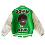 Golf Call Me If You Get Lost Varsity Jacket Front