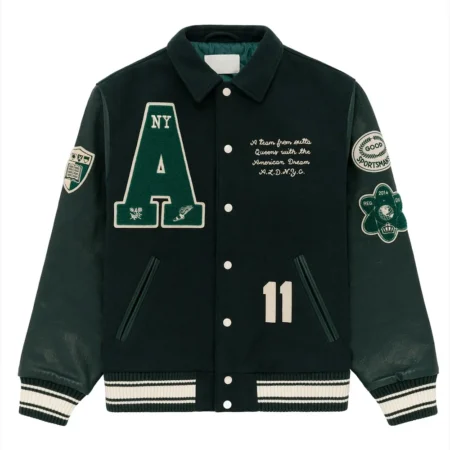 Front view of Chess Club Varsity Jacket