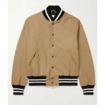 Front view of Kevin Jonas Claim to Fame Varsity Jacket