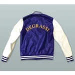 Degrassi Blue and White Varsity Jacket Front