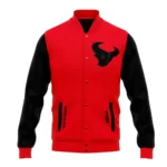 Front view of Houston Texans H-Town Varsity Jacket