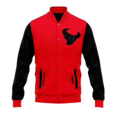 Front view of Houston Texans H-Town Varsity Jacket