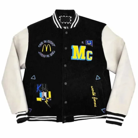 Front view of Kendall Hurns Varsity McDonald's Jacket