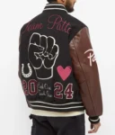 Lucky Charm Patta Varsity Jacket Front