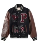 Lucky Charm Patta Varsity Jacket Front