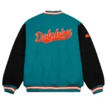 Miami Dolphins Team Legacy Varsity Jacket Front