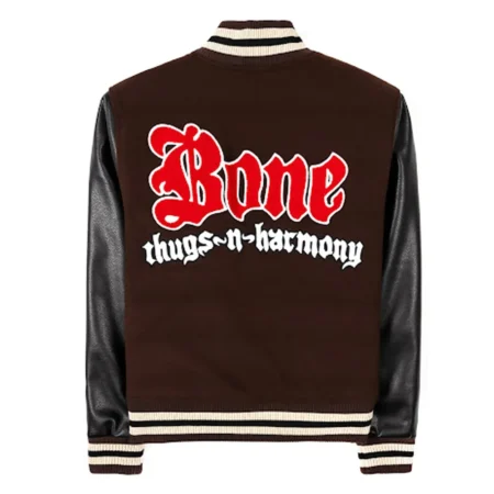 Back view of Bone Thugs-N-Harmony Varsity Jacket