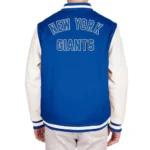 New York Giants Third Down Varsity Jacket Front