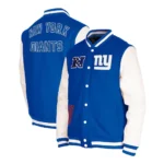 New York Giants Third Down Varsity Jacket Front