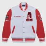 Front view of NCAA Alabama Crimson Tide Varsity Jacket