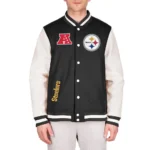 third-Pittsburgh Steelers Varsity Jacket Front-pittsburgh-steelers-varsity-jacket