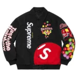 Skittle Supreme Varsity Jacket Front