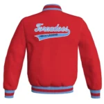 Talladega College Red Varsity Jacket Front