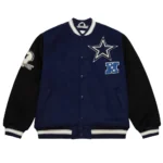 Front view of Dallas Cowboys Team Legacy Varsity Jacket