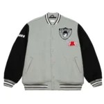 Oakland Raiders Legacy Varsity Jacket Front