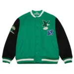 Front view of Philadelphia Eagles Team Varsity Jacket