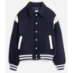 Front view of The Summer Pretty Sean Varsity Jacket