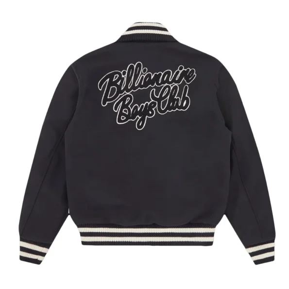 Back view of Astro Winter 24 Varsity Jacket