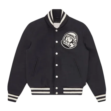 Front view of Astro Winter 24 Varsity Jacket