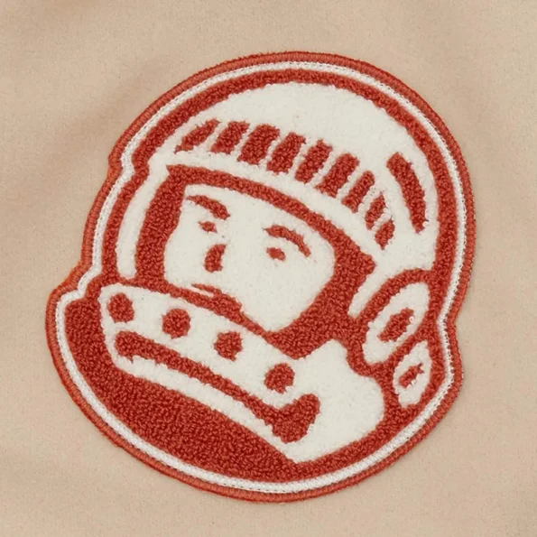 Close-up of Astro Winter 24 Varsity Jacket details