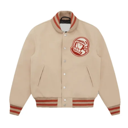 Front view of Astro Winter 24 Varsity Jacket