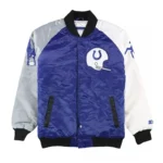 Front view Baltimore Colts varsity satin jacket photo.